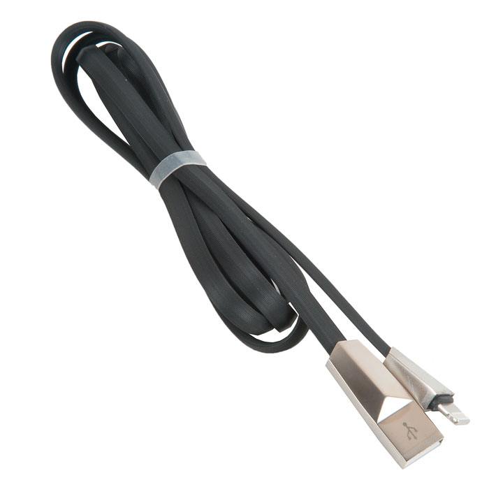 фото Кабель usb hoco x4 zinc для lightning, 2.4 a, длина 1.2 м, черный