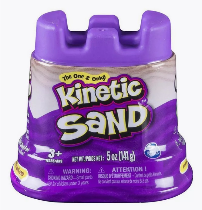 Песок кинетический Kinetic Sand башенка фиолетовый 6046626 127 г 449₽