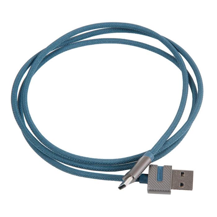 фото Кабель usb remax rc-089a metal для type-c, 2.4а, длина 1.0м, синий