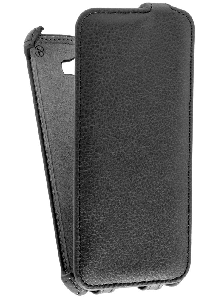 фото Кожаный чехол для asus zenfone 2 ze500cl armor case (черный) gsmin