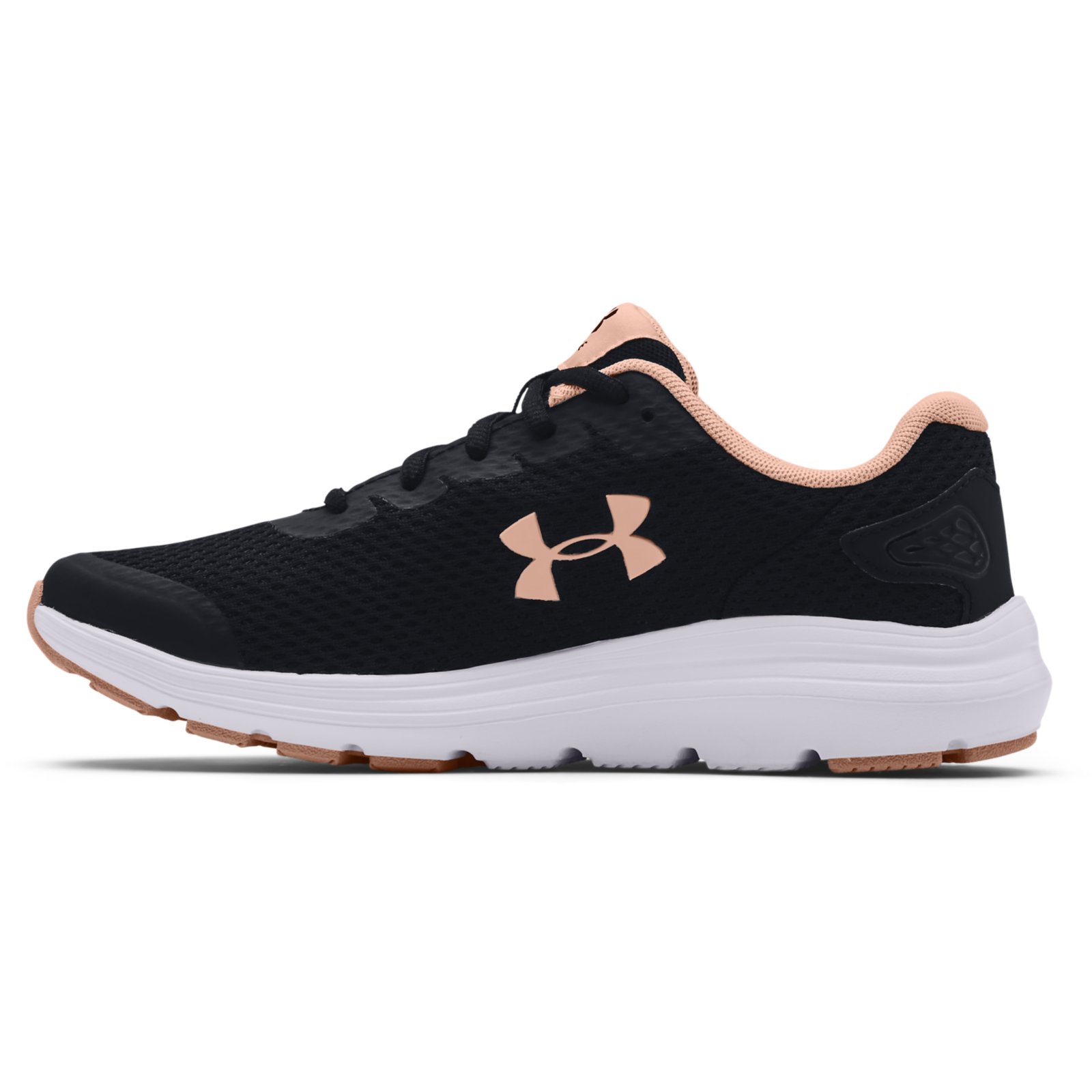 фото Кроссовки женские under armour w surge 2 черные 6 us