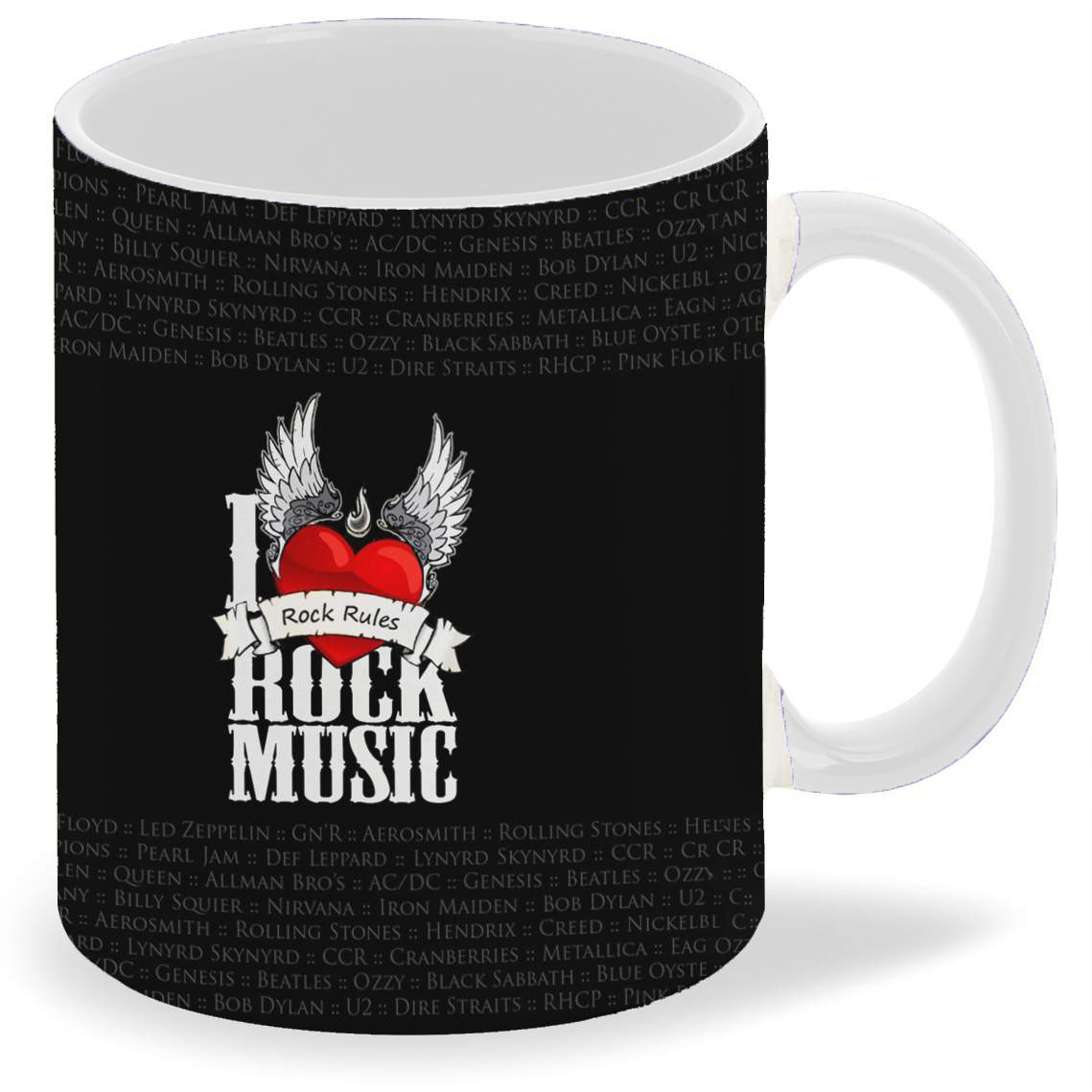 

Кружка CoolPodarok I love rock music