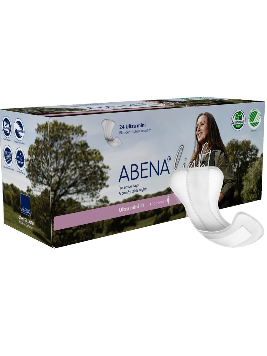 Купить Урологические прокладки Abena Light Ultra mini 100 мл 24 шт.