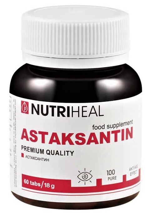 Купить Астаксантин Nutriheal astakantin tabs таблетки 60 шт.