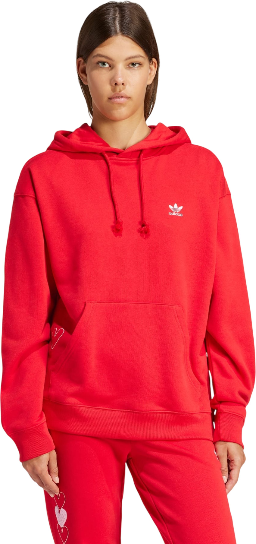 Худи женское adidas VLTNS красное L