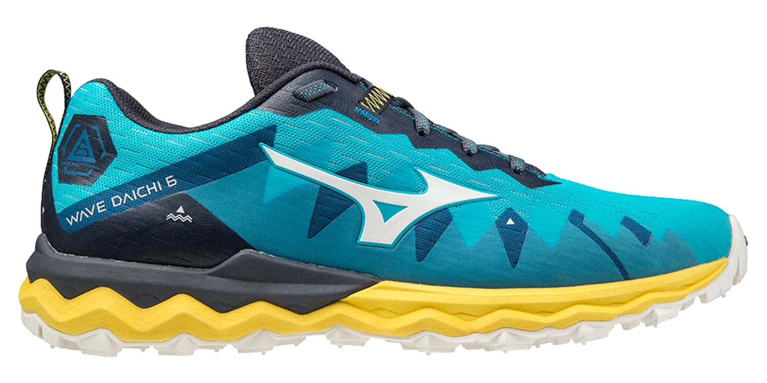 фото Кроссовки мужские mizuno wave daichi 6 голубые 11 uk