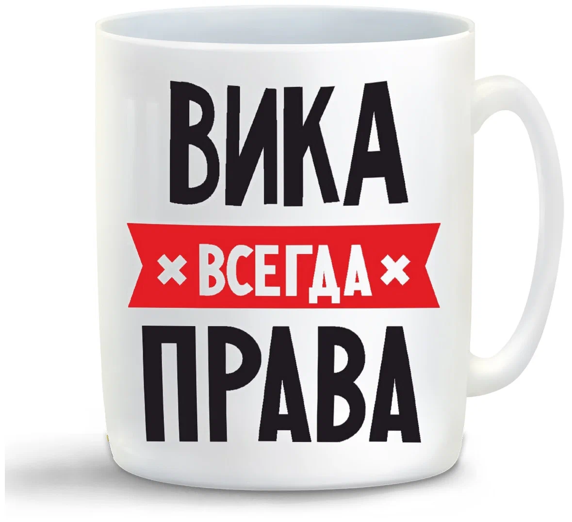 фото Кружка coolpodarok вика всегда права