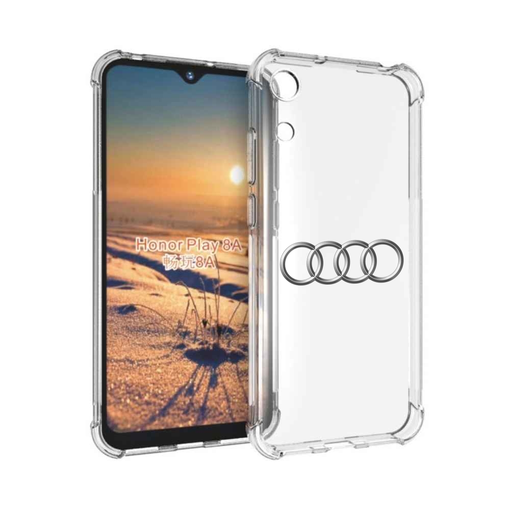 

Чехол бампер MyPads audi-ауди-7 мужской для Honor 8A, Прозрачный, Tocco