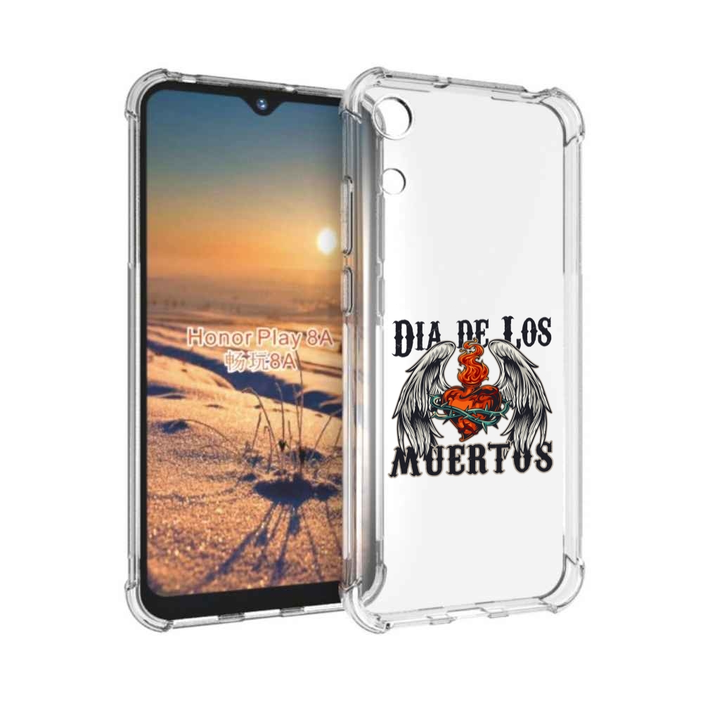 

Чехол бампер MyPads burning-heart для Honor 8A, Прозрачный, Tocco