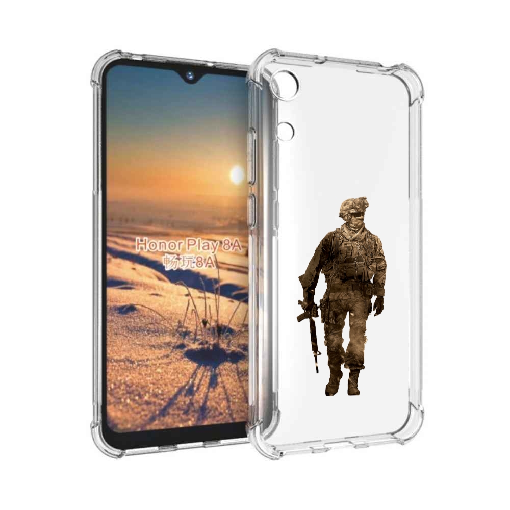 

Чехол бампер MyPads call-of-duty мужской для Honor 8A, Прозрачный, Tocco
