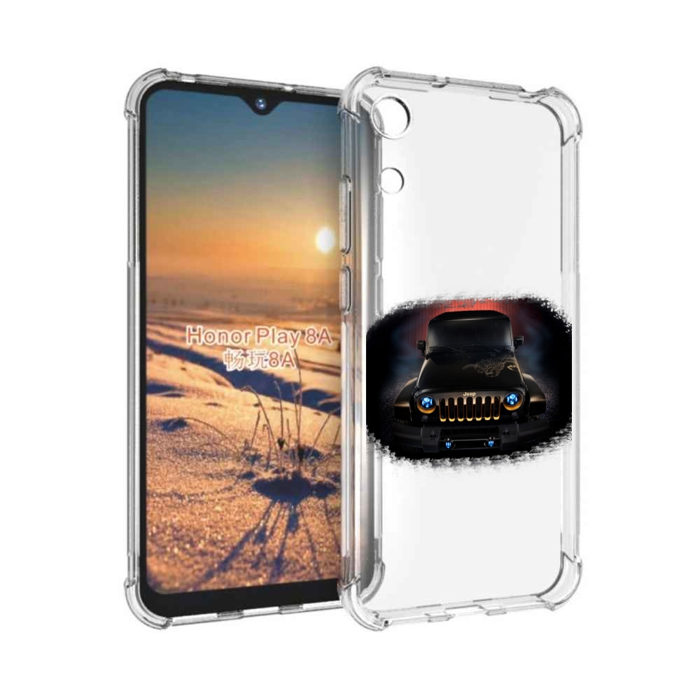 

Чехол бампер MyPads jeep джип 2 для Honor 8A, Прозрачный, Tocco