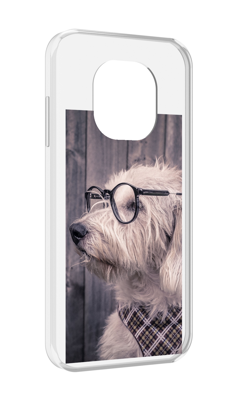 

Чехол MyPads Собака-в-очках для Blackview BL8800 / BL8800 Pro, Прозрачный, Tocco