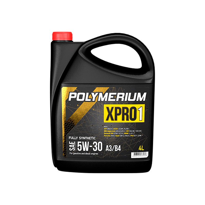 фото Моторное масло polymerium xpro1 5w30 a3/b4 4л
