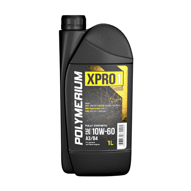 Моторное масло Polymerium XPro1 A3/B4 10W60 1л