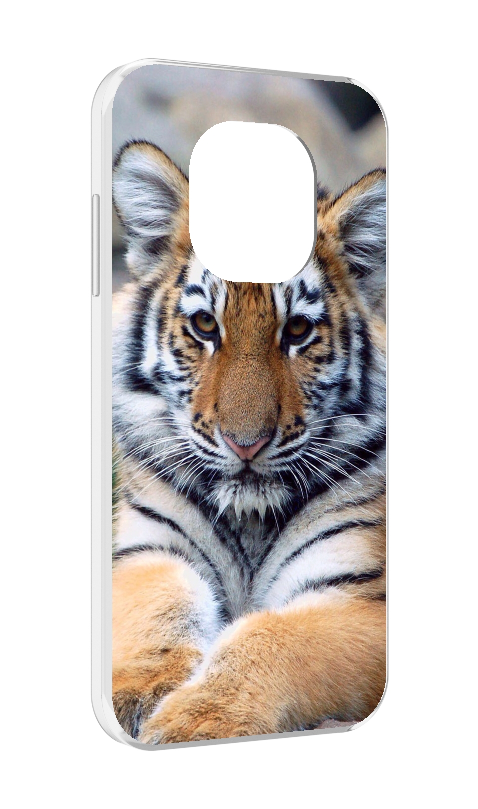 

Чехол MyPads Тигренок для Blackview BL8800 / BL8800 Pro, Прозрачный, Tocco
