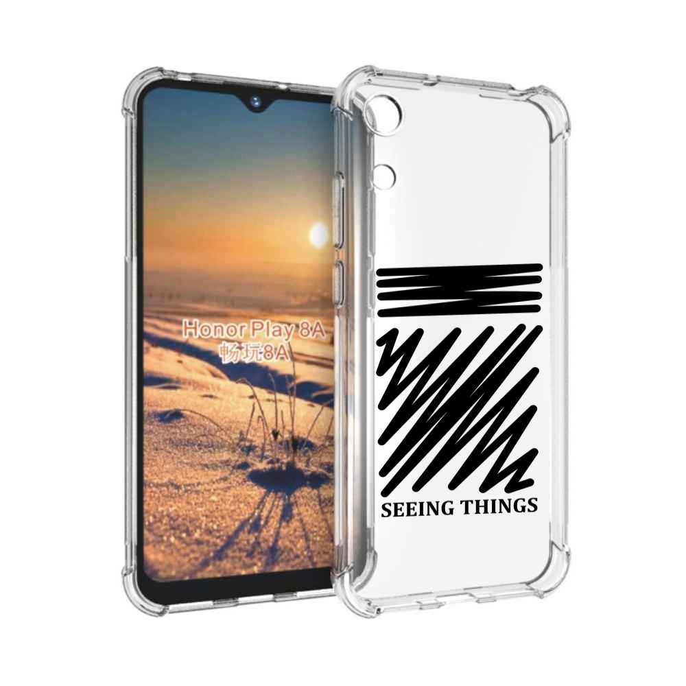

Чехол бампер MyPads seeing-things для Honor 8A, Прозрачный, Tocco