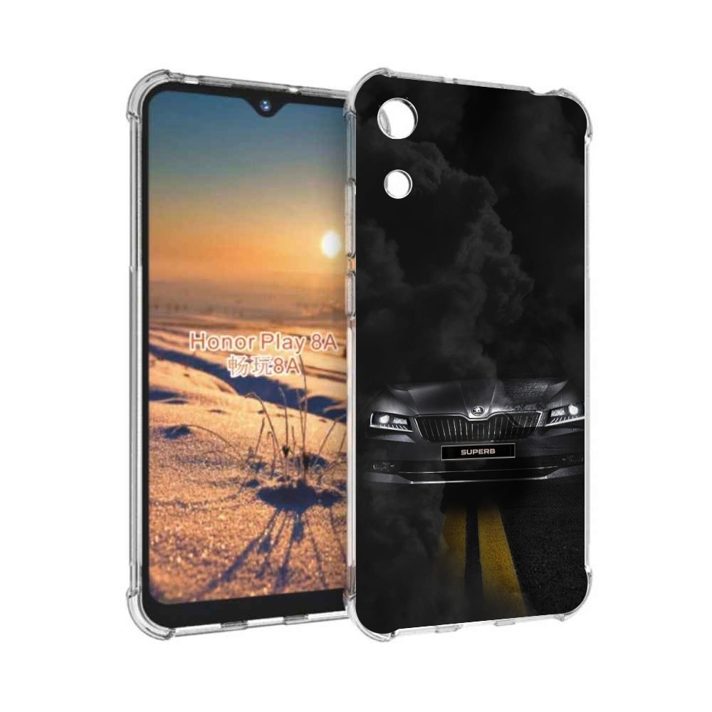 

Чехол бампер MyPads skoda шкода 1 для Honor 8A, Прозрачный, Tocco