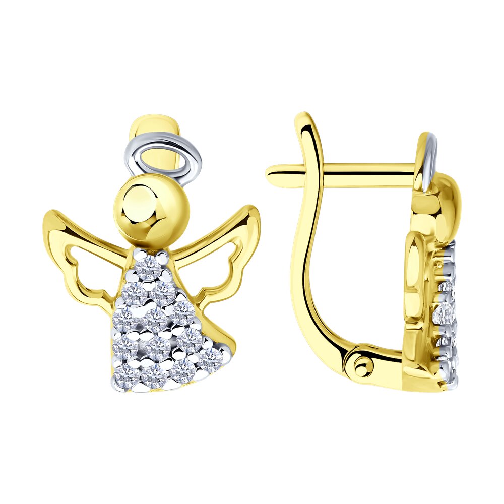 

Серьги из серебра SOKOLOV 93022448, фианит, 93022448
