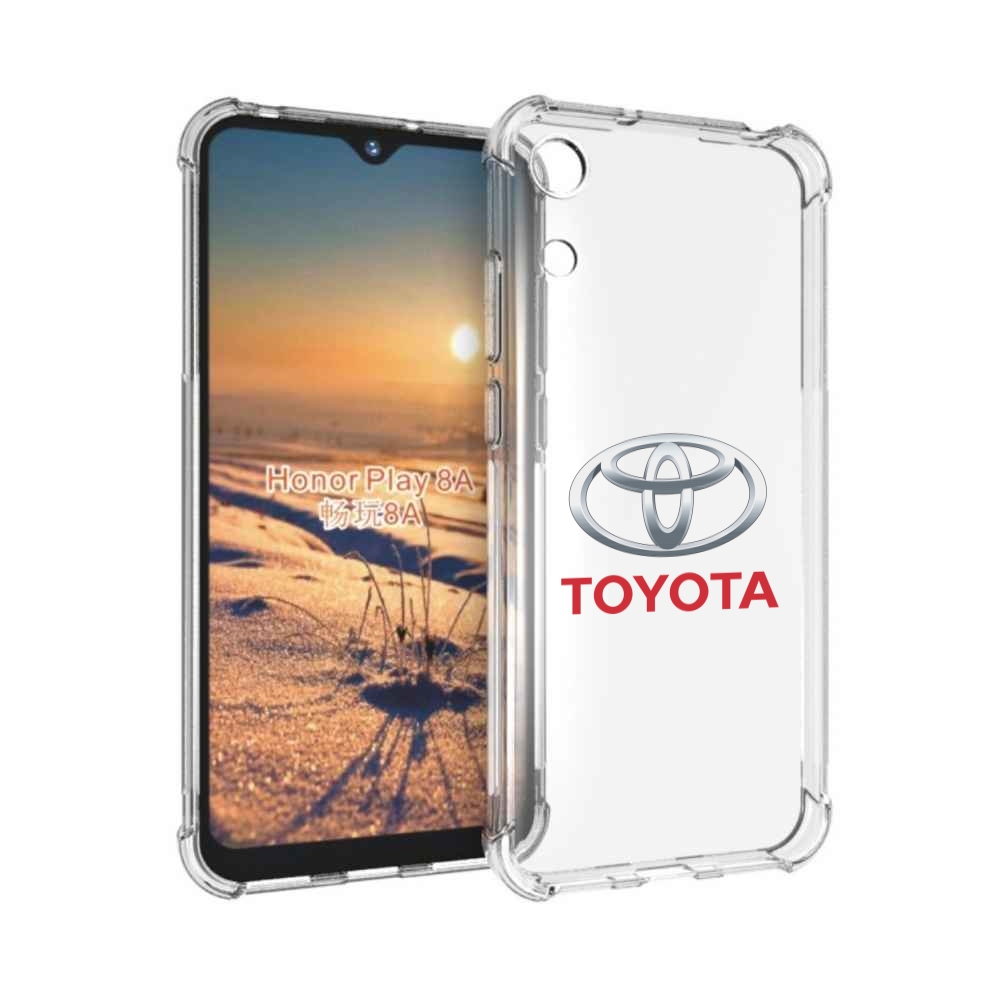 

Чехол бампер MyPads toyota-тоиота-4 мужской для Honor 8A, Прозрачный, Tocco