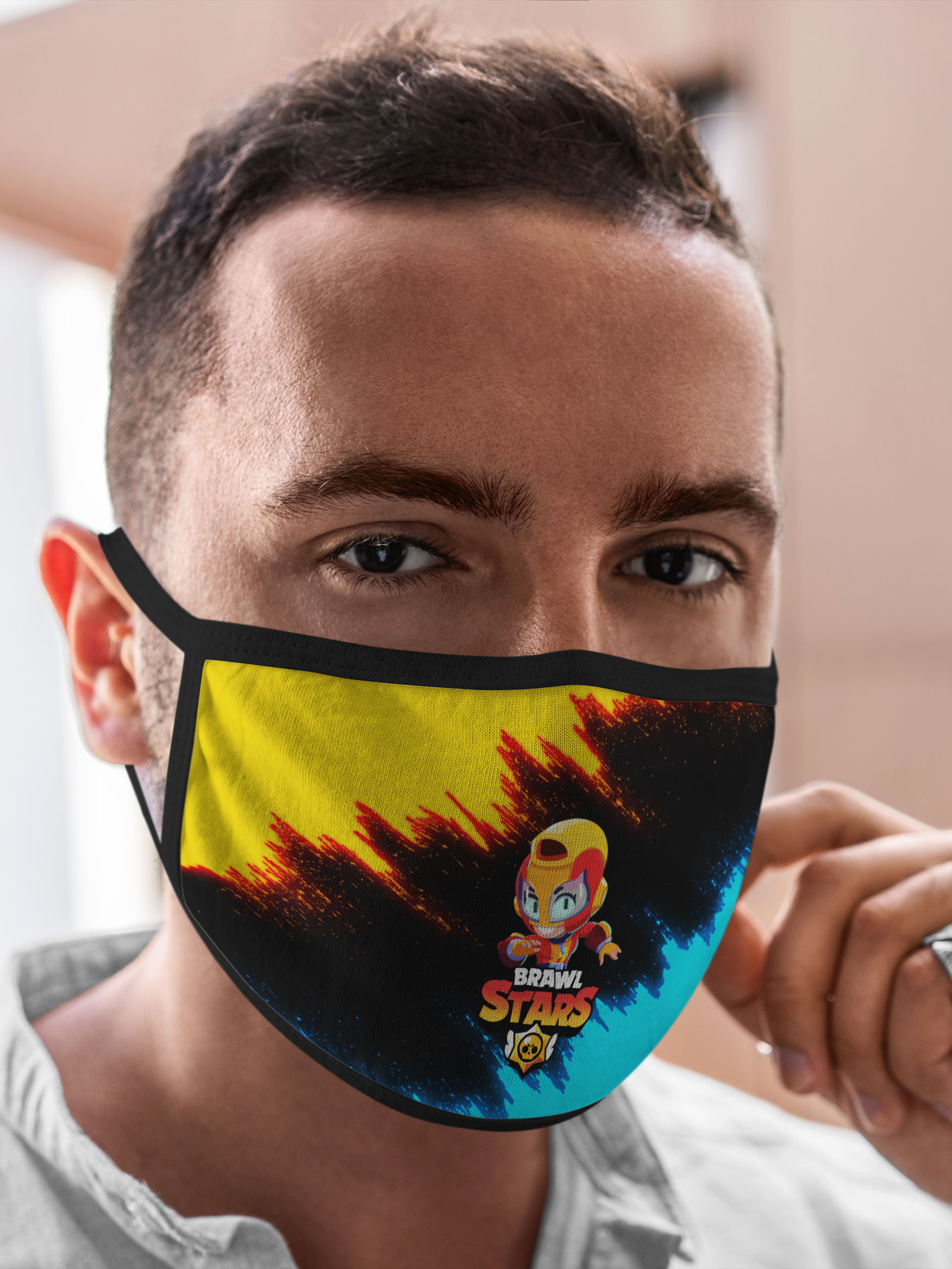 

Многоразовая маска унисекс Burnettie Brawl Stars Max, Разноцветный, Brawl Stars Max