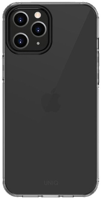 фото Чехол uniq air fender anti-microbial для iphone 12/12 pro серый