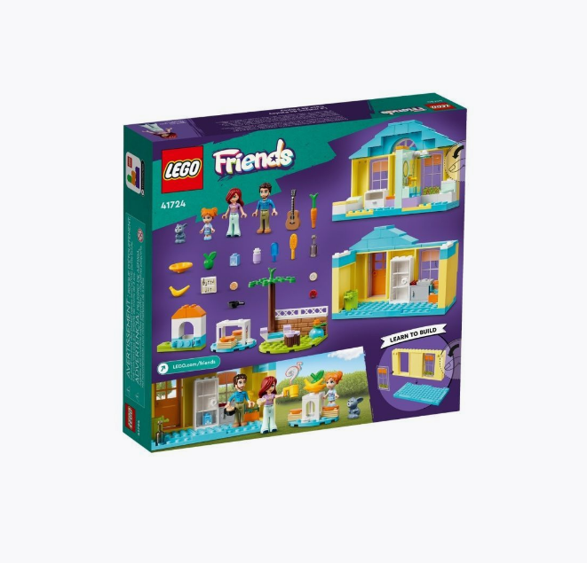 Конструктор Lego Friends Дом Пейсли, 41724, 185 деталей конструктор lego friends фургон для спасения собак 300 деталей