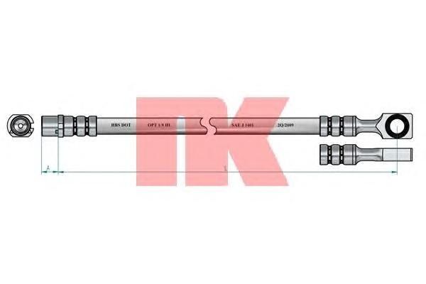 

Тормозной Шланг Nk 853653