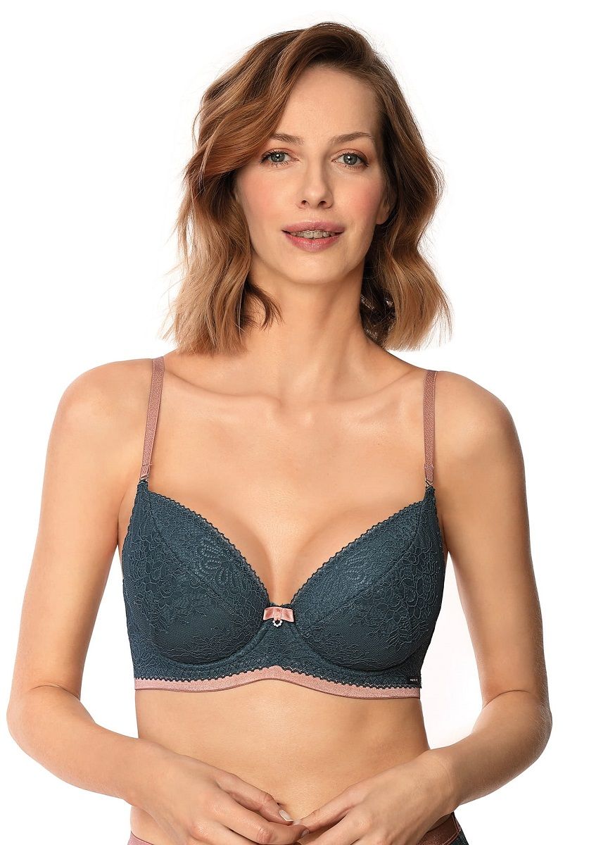 

Бюстгальтер женский Nipplex Zoya Push Up голубой 75E, Zoya Push Up