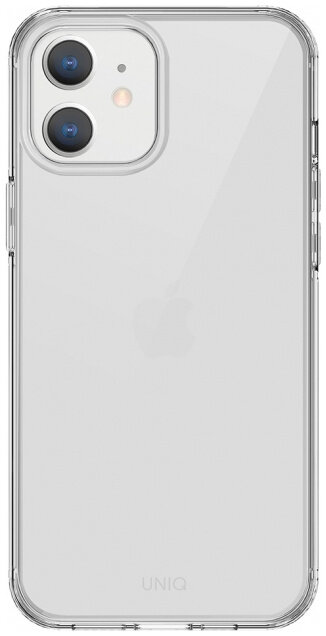 фото Чехол uniq air fender anti-microbial для iphone 12 mini прозрачный