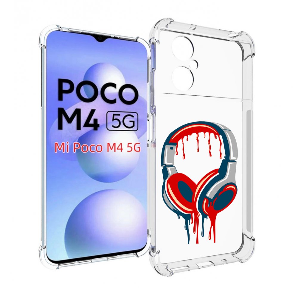 

Чехол MyPads не делай громко для Xiaomi Poco M4 5G, Прозрачный, Tocco