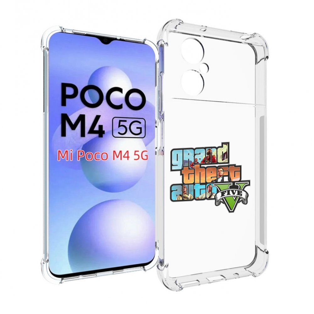 

Чехол MyPads ГТА для Xiaomi Poco M4 5G, Прозрачный, Tocco