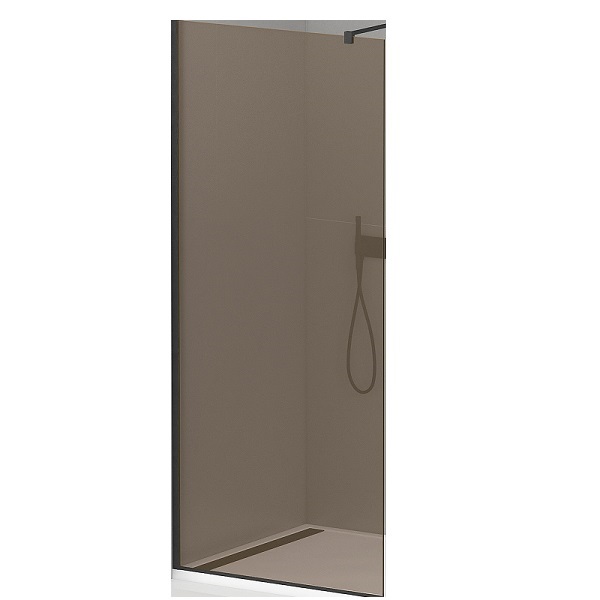 

Душевая перегородка Cezares LIBERTA-L-1-120-BR-NERO 120 см. тонированное