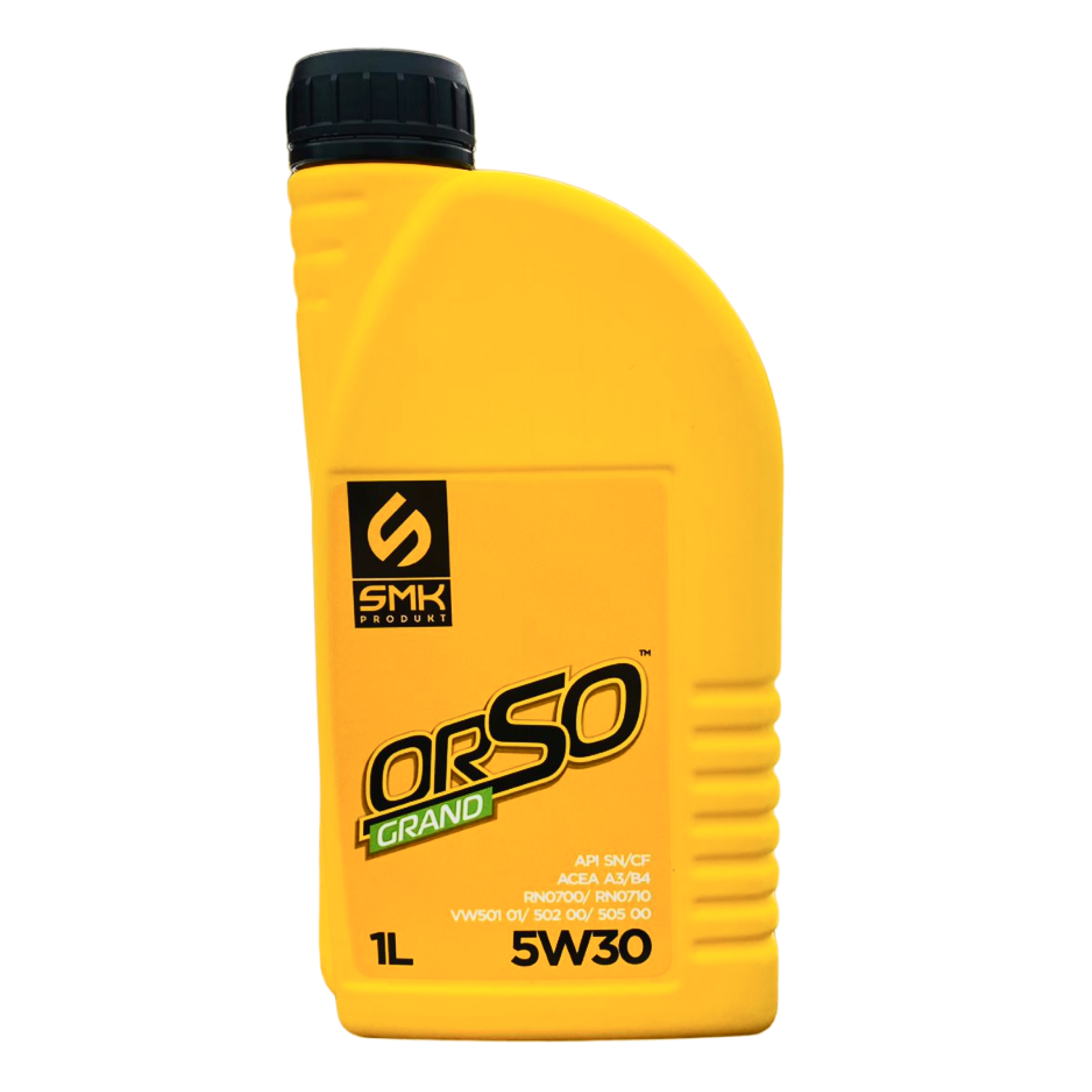 Моторное масло SMK PRODUKT Orso Grand 5w30 универсальное, полностью синтетическое, 1л.