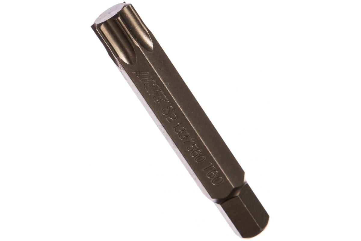

Бита torx т60 х 75 мм, шестигранник 10мм