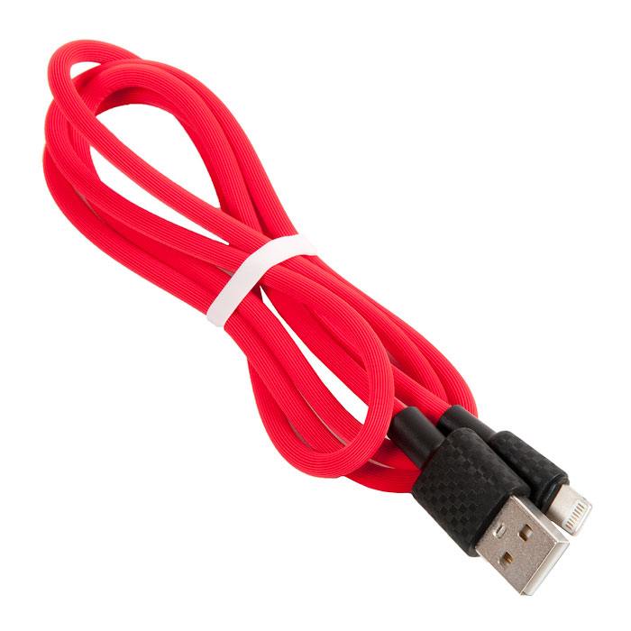 фото Кабель usb hoco x29 superior для lightning, 2.0a, длина 1.0м, красный