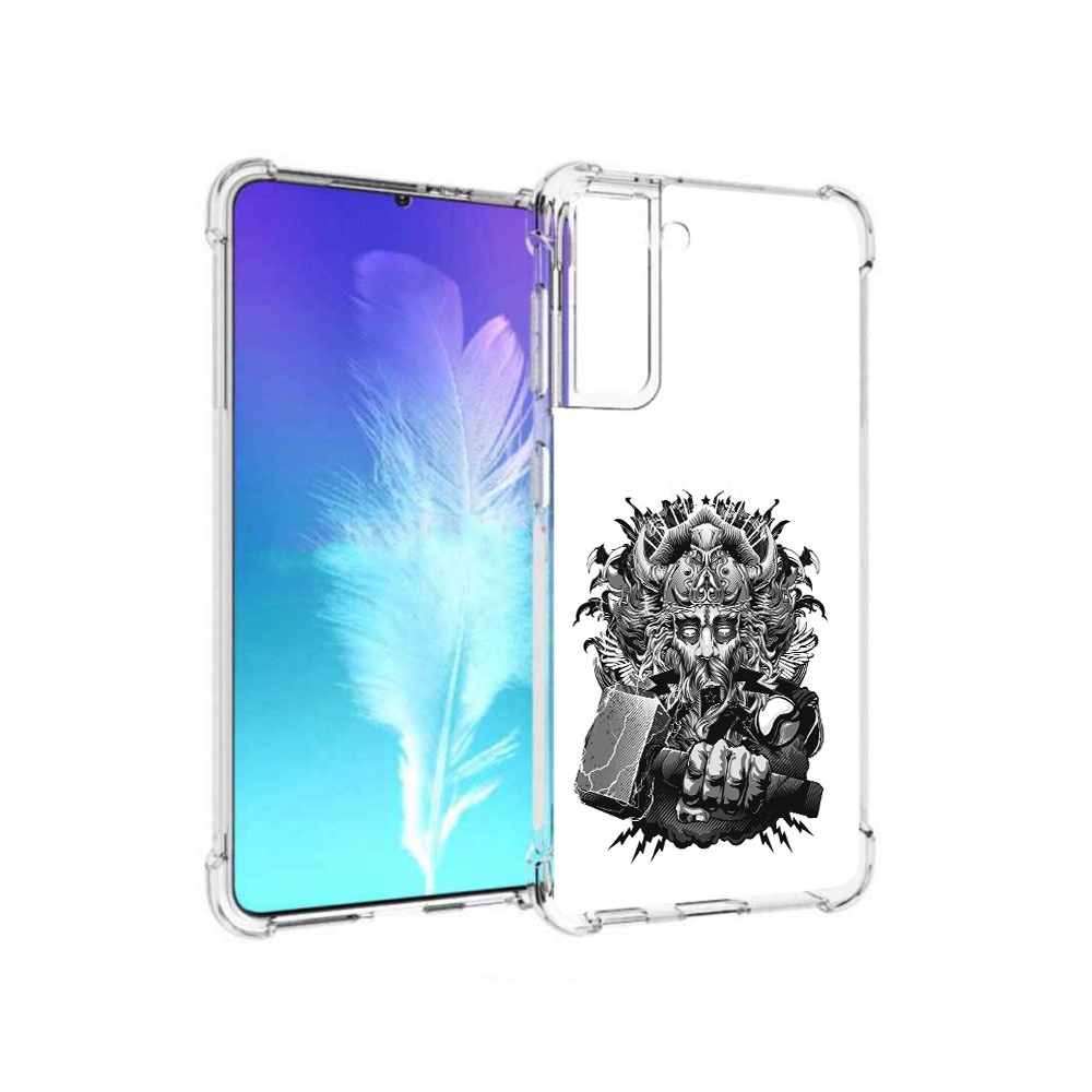 

Чехол MyPads Tocco для Samsung Galaxy S21 злой тор (PT157088.510.363), Прозрачный, Tocco