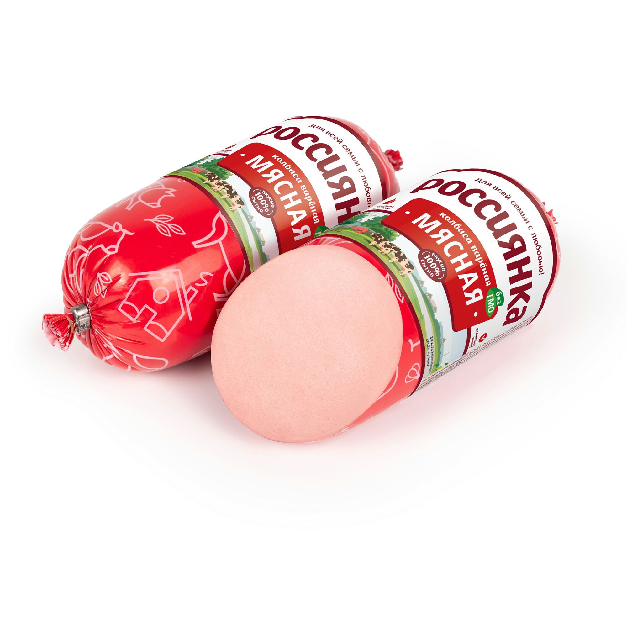 

Колбаса Россиянка мясная вареная +-450 г