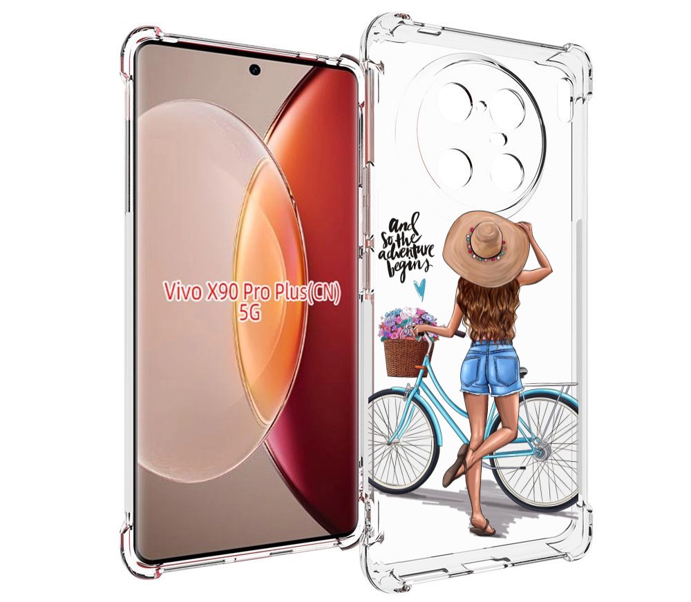 

Чехол MyPads Adventure женский для Vivo X90 Pro Plus, Прозрачный, Tocco
