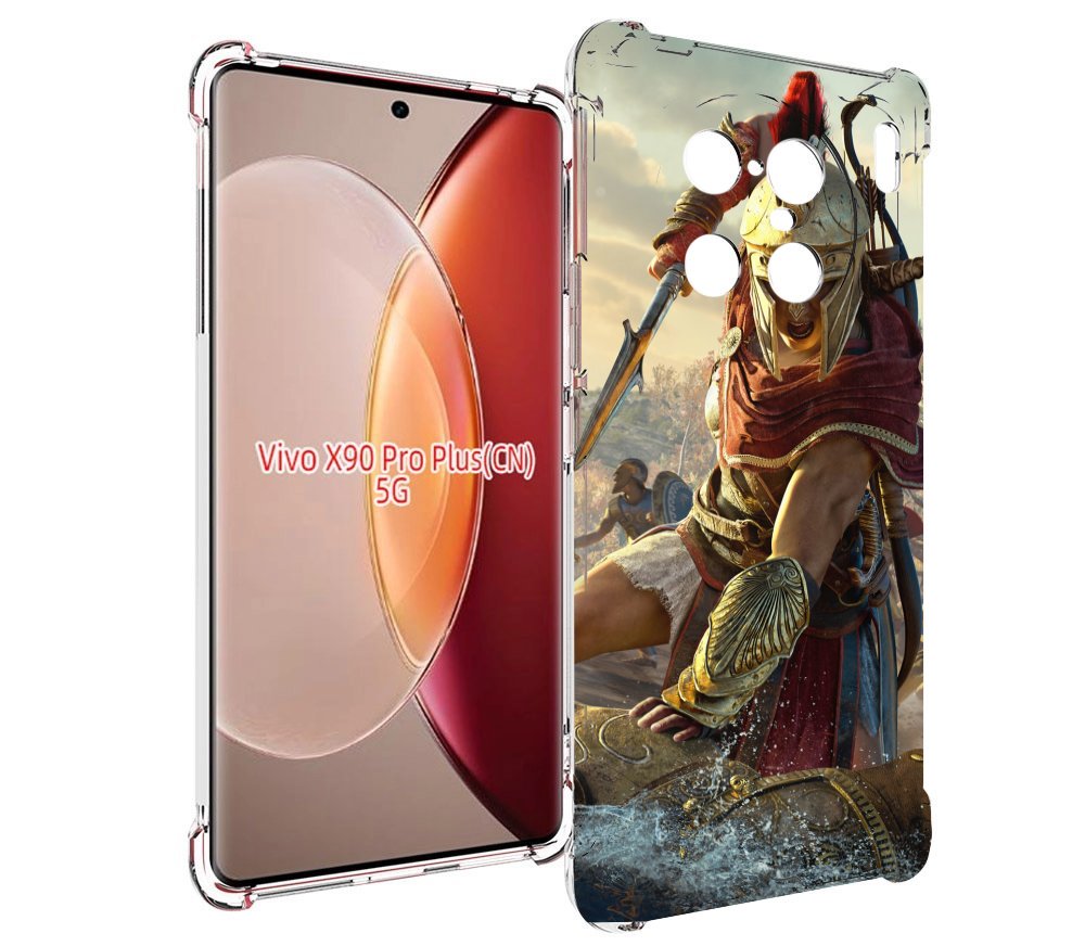 

Чехол MyPads Assassin's Creed Odyssey Kassandra мужской для Vivo X90 Pro Plus, Прозрачный, Tocco