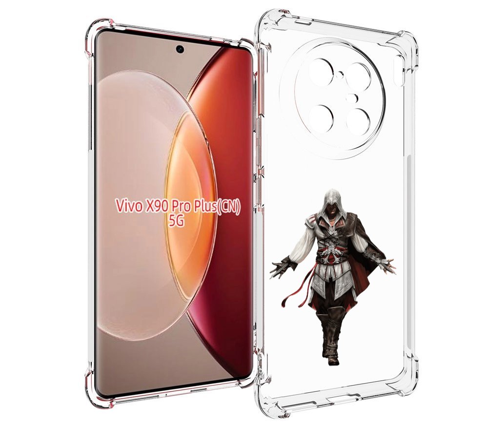 

Чехол MyPads Assassin's-Creed мужской для Vivo X90 Pro Plus, Прозрачный, Tocco