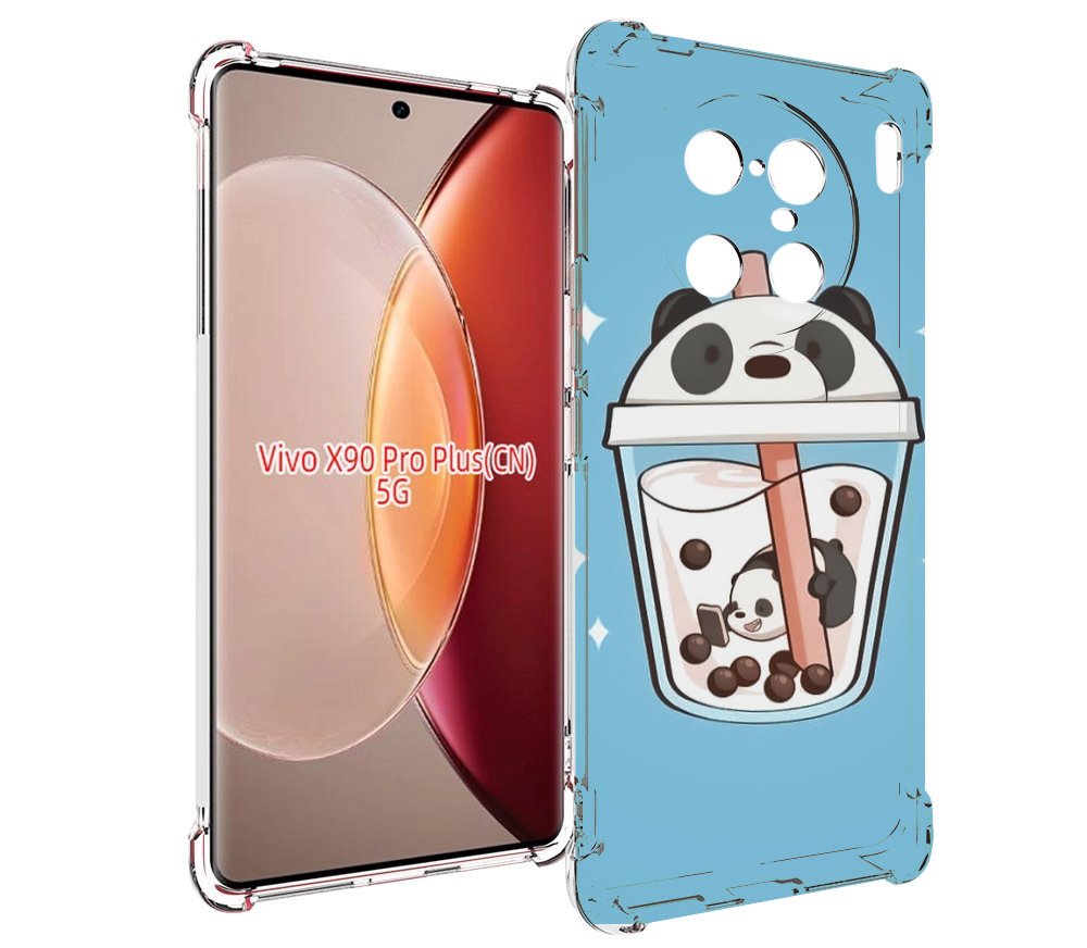 

Чехол MyPads Bubble tea для Vivo X90 Pro Plus, Прозрачный, Tocco