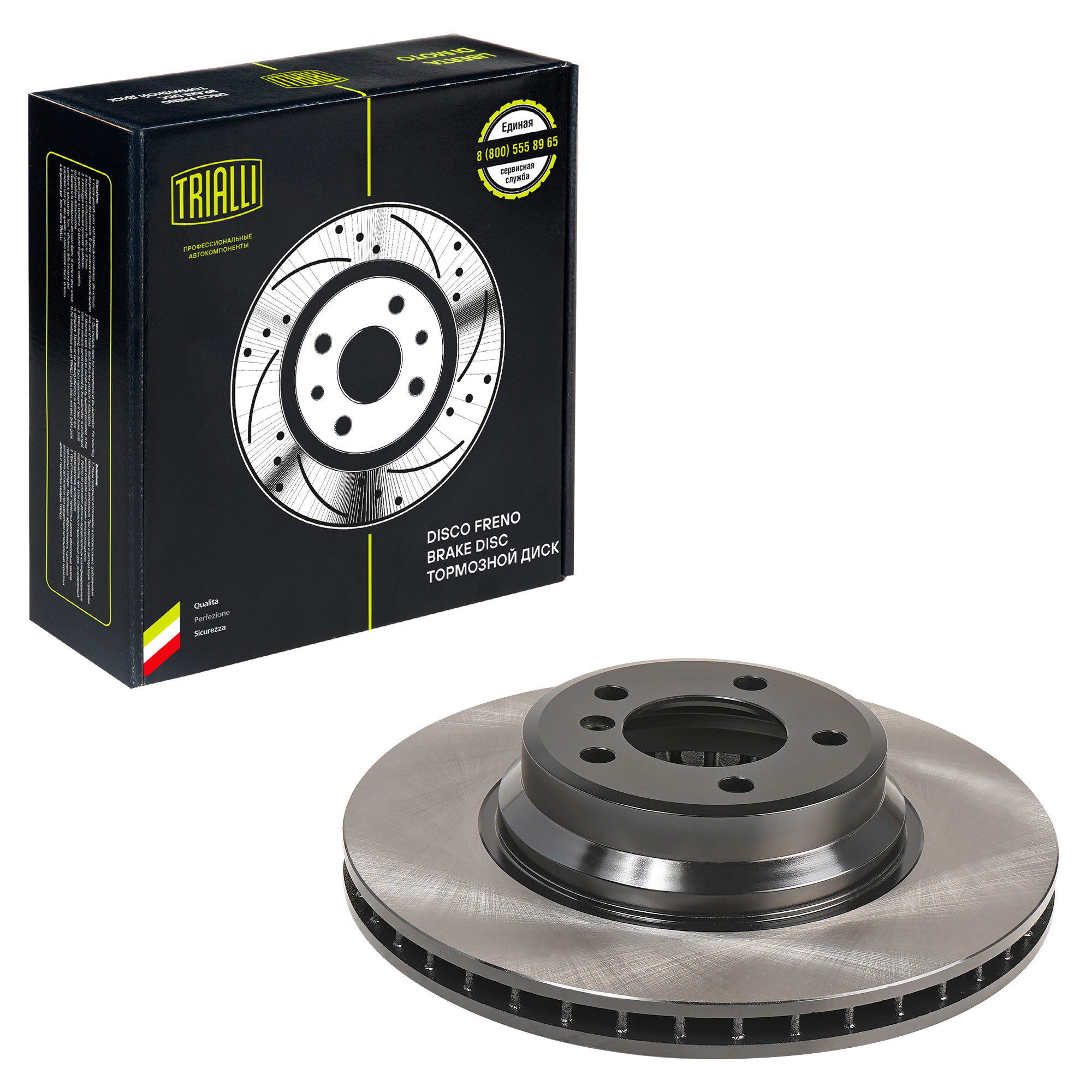 

Диск тормозной передний для автомобилей BMW 7 (E65) (01-) d=348 TRIALLI DF261505