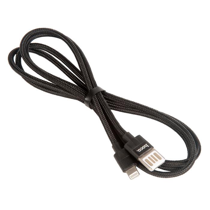 фото Кабель usb hoco u55 outstanding для lightning, 2.4 a, длина 1.2 м, черный