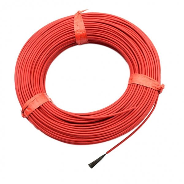 Нагревательный кабель 66 Ом 20 метров 2 мм силикон 6k / 2158