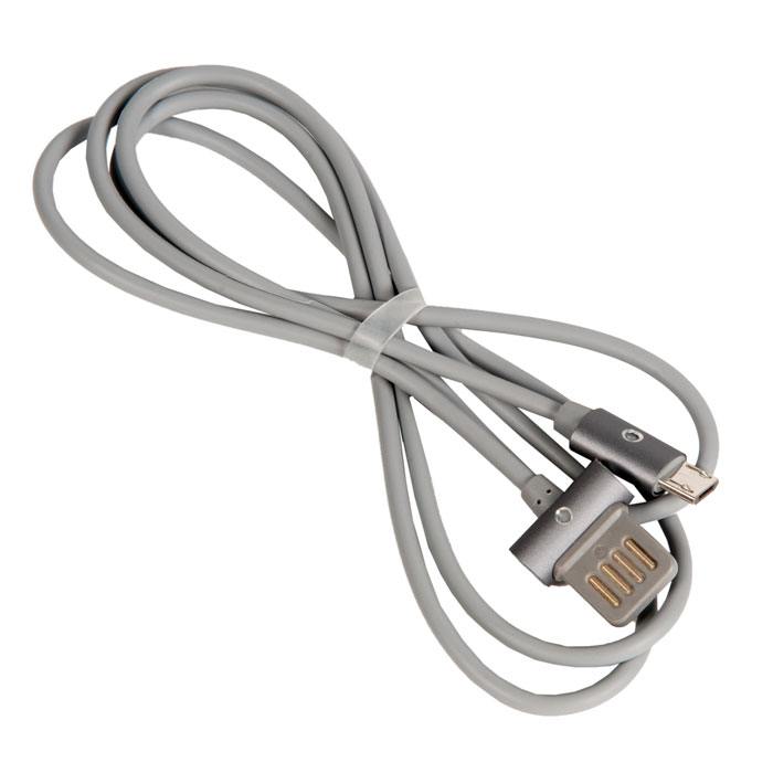 Кабель USB REMAX RC-082m Waist Drum Series для Micro USB, 2.1A, длина 1.0м, серый