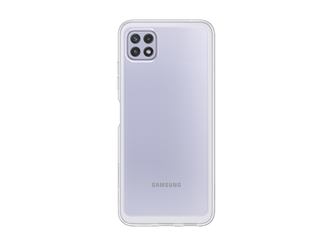 фото Чехол samsung soft clear cover для galaxy a22 transparent (ef-qa225ttegru)