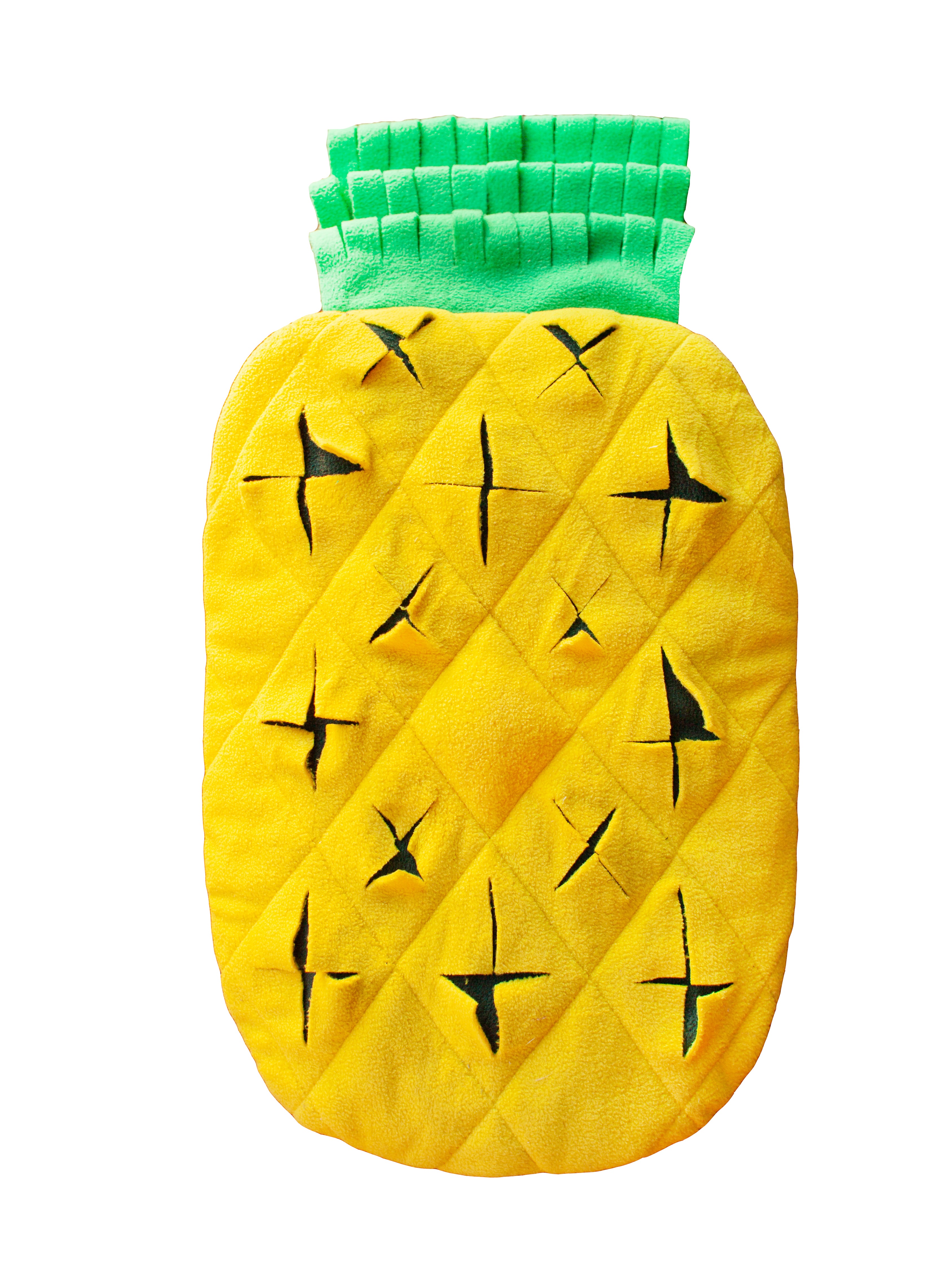 фото Игрушка для собак монморанси "ананас", нюхательный коврик, желтый, 34х36 см
