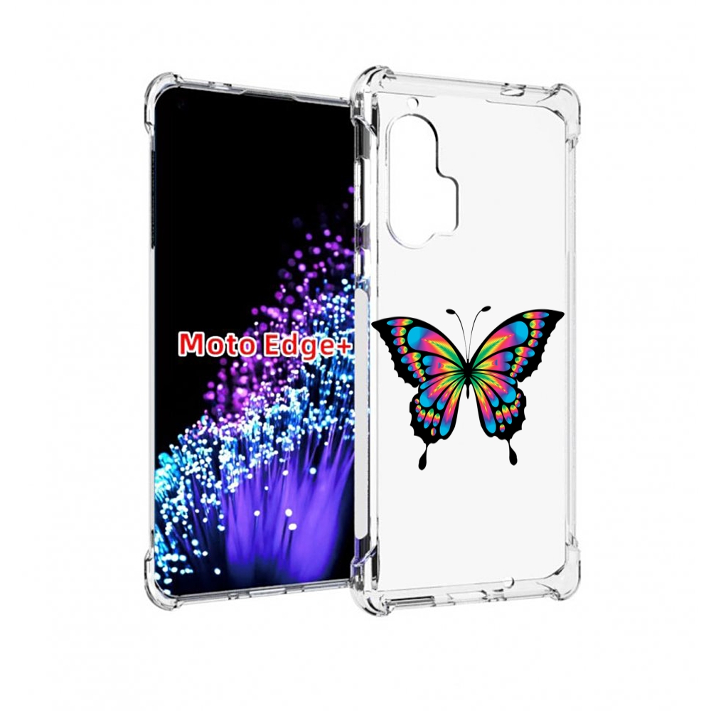 

Чехол MyPads мини-бабочка для Motorola Edge+ Plus, Прозрачный, Tocco