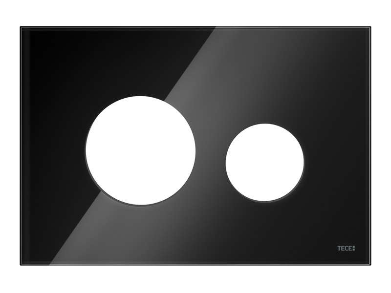 фото Лицевая панель teceloop для клавиши смыва, стекло, черная tece 9240674