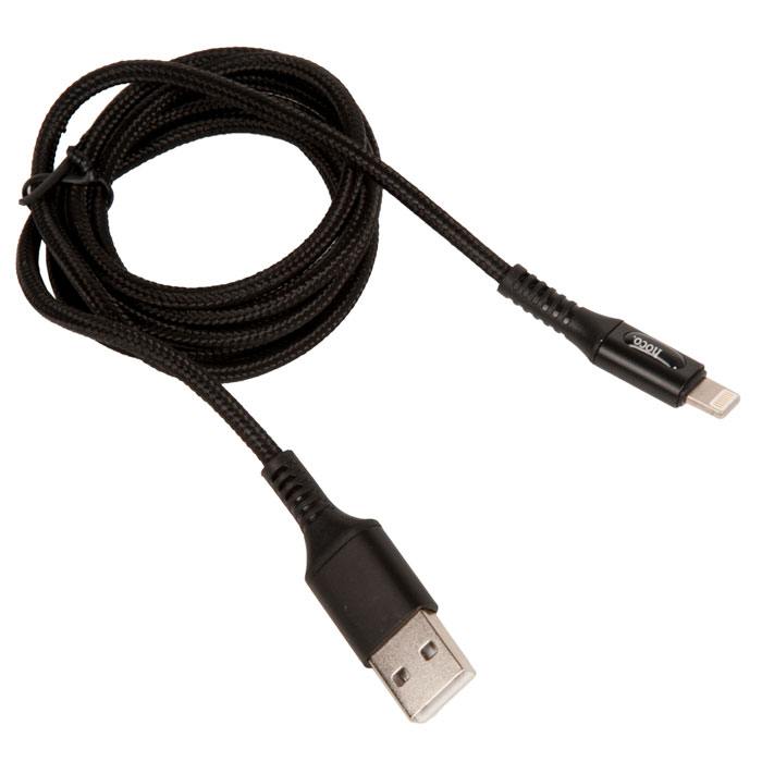 фото Кабель usb hoco u79 admirable для lightning, 2.4 a, длина 1.2 м, черный